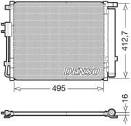 DCN41012 DEN - Skraplacz klimatyzacji DENSO 