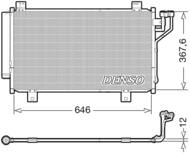 DCN44012 DEN - Skraplacz klimatyzacji DENSO 