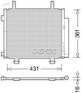 DCN47004 DEN - Skraplacz klimatyzacji DENSO 