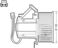 DEA02008 DEN - Wentylator wnętrza DENSO 