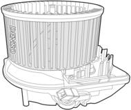 DEA07015 DEN - Wentylator wnętrza DENSO 