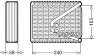 DEV09010 DEN - Parownik klimatyzacji DENSO 