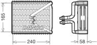 DEV09080 DEN - Parownik klimatyzacji DENSO 