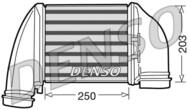 DIT02010 DEN - Chłodnica powietrza (intercooler) DENSO 