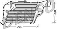 DIT02012 DEN - Chłodnica powietrza (intercooler) DENSO 