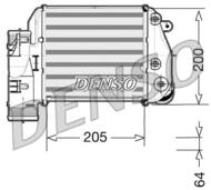 DIT02025 DEN - Chłodnica powietrza (intercooler) DENSO 