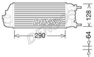 DIT09115 DEN - Chłodnica powietrza (intercooler) DENSO 