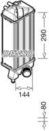 DIT09116 DEN - Chłodnica powietrza (intercooler) DENSO 