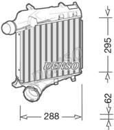 DIT28021 DEN - Chłodnica powietrza (intercooler) DENSO 