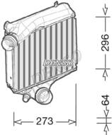 DIT28023 DEN - Chłodnica powietrza (intercooler) DENSO 