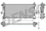 DRM09079 DEN - Chłodnica silnika DENSO 