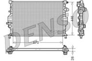 DRM10088 DEN - Chłodnica silnika DENSO 