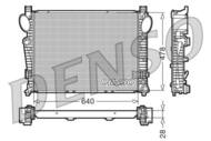 DRM17093 DEN - Chłodnica silnika DENSO 