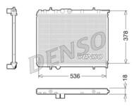 DRM21034 DEN - Chłodnica silnika DENSO 