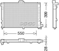DRM25010 DEN - Chłodnica silnika DENSO 