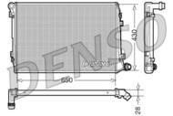 DRM32037 DEN - Chłodnica silnika DENSO 