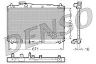 DRM40005 DEN - Chłodnica wody DENSO HONDA CIVIC 06-12 FD/FN/FK