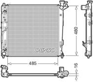 DRM41007 DEN - Chłodnica silnika DENSO 