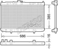 DRM46034 DEN - Chłodnica silnika DENSO 