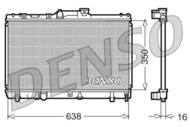 DRM50013 DEN - Chłodnica silnika DENSO 