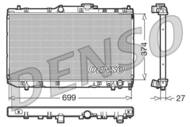 DRM50016 DEN - Chłodnica silnika DENSO 