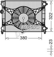DRM99010 DEN - Chłodnica silnika DENSO 