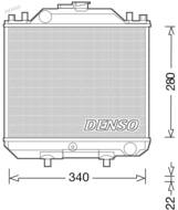 DRM99011 DEN - Chłodnica silnika DENSO 