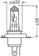 64193NB200 OSR - Żarówka H4 60/55 12V NIGHT BREAKER 200 +200% OSRAM