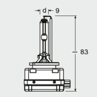 66340 OSR - Żarówka ksenonowa D3S 35W 42V OSRAM 