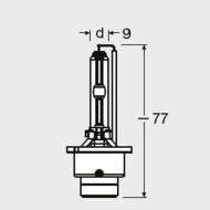 66440ULT OSR - Żarówka ksenonowa D4S 35W 42V ULTRA LIFE 10 LAT OSRAM