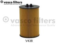 V438 VASCO - Filtr oleju VASCO VAG A3/A4/A5/Q3 ALHAMBRA II/LEON III/TOLEDO IV OCTAVIA III
