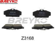 Z3168 VASCO - Klocki hamulcowe VASCO /przód/ (odp.GDB3168) NISSAN ALMERA II 00-/PRIMERA 90-02/MB VIANO