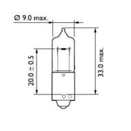 12146CP PHI - Żarówka HY21W 12V PHILIPS 