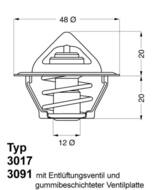 3091.92D WAH - Termostat WAHLER AUDI VW FORD