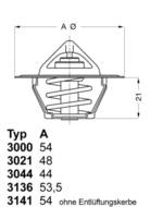 3136.82D50 WAH - Termostat PSA/RENAULT 1.8 