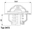 3472.87D WAH - Termostat WAHLER VAG/ROVER 54/../22
