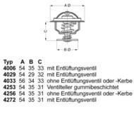 4272.90D WAH - Termostat RENAULT/VOLVO 54/35/32