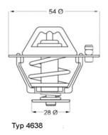 4638.82D WAH - Termostat WAHLER MITSUBISHI SPACE GEAR