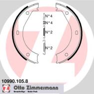 10990.105.8 - Szczęki hamulcowe ZIMMERMANN 180x25 /+zestaw instal/ ALPINA/BMW (odp.GS8217)