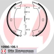 10990.106.1 - Szczęki hamulcowe ZIMMERMANN 160x20 /+zestaw i nstal./ BMW (odp.GS8432)