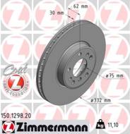 150.1298.20 - Tarcza hamulcowa ZIMMERMANN COAT Z BMW 332x30