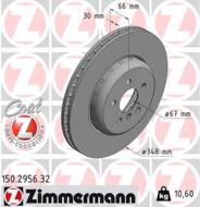 150.2956.32 - Tarcza hamulcowa ZIMMERMANN /przód/ FORMUŁA Z COAT 348x30 BMW 5 G30/F90 16-