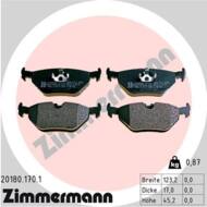 20180.170.1 - Klocki hamulcowe ZIMMERMANN /tył/ (odp.GDB1189) BMW patrz ->21934.170.1