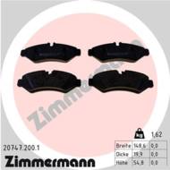 20747.200.1 - Klocki hamulcowe ZIMMERMANN /tył/ DB