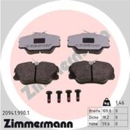 20941.990.1 - Klocki hamulcowe ZIMMERMANN DB W124 84-96