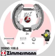 20990.108.6 - Szczęki hamulcowe ZIMMERMANN /+ cylinderki/ /zestaw/ 200x29 GM CORSA B 93-00