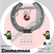 20990.121.2 - Szczęki hamulcowe ZIMMERMANN 230x42 OPEL /+zestaw instal./ (odp.GSK1687)