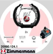 20990.124.1 - Szczęki hamulcowe ZIMMERMANN 203x39 PSA (odp.GSK1228) /+zestaw instal./