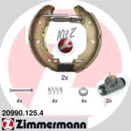 20990.125.4 - Szczęki hamulcowe ZIMMERMANN 254x52 FORD /+zestaw instal./