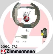 20990.127.3 - Szczęki hamulcowe ZIMMERMANN 203x38 FORD /+zestaw instal./ (odp.GSK1686)